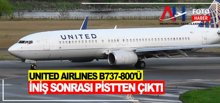 United-Airlines-B737-800'ü-iniş-sonrası-pistten-çıktı