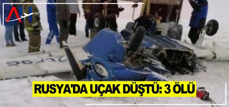 Rusya'da-uçak-düştü