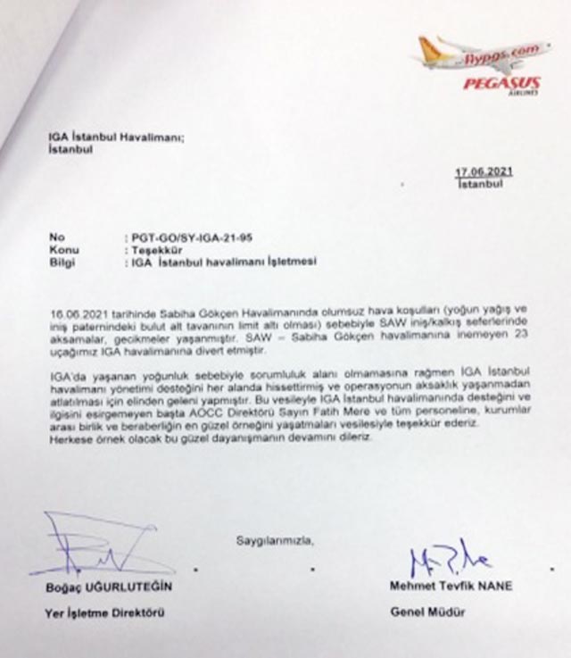 Son Dakika Havacılık Haberleri | Türk Hava Yolları, Pegasus, Sunexpress, Corendon, Havacılık, Havayolları, Havalimanları, Havaalanları, THY, Hostes, Pilot, Uçak, Kabin memuru, SHGM, DHMİ pegasus iga