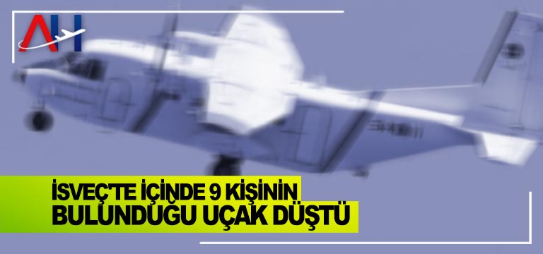 İsveç'te-içinde-9-kişinin-bulunduğu-uçak-düştü