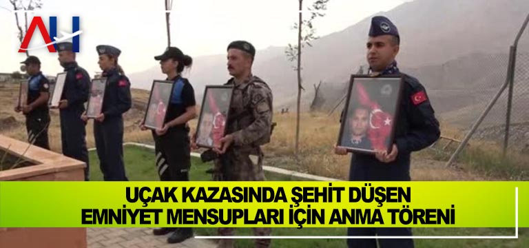 Uçak-kazasında-şehit-düşen-emniyet-mensupları-için-anma-töreni