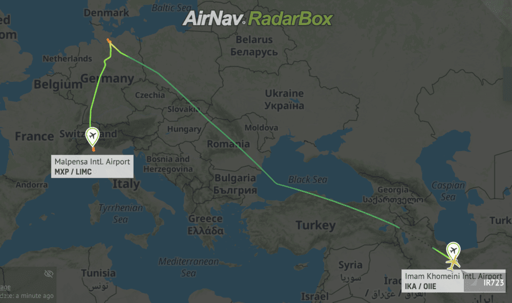 Son Dakika Havacılık Haberleri | Türk Hava Yolları, Pegasus, Sunexpress, Corendon, Havacılık, Havayolları, Havalimanları, Havaalanları, THY, Hostes, Pilot, Uçak, Kabin memuru, SHGM, DHMİ IranA330diversion 1000x592 1