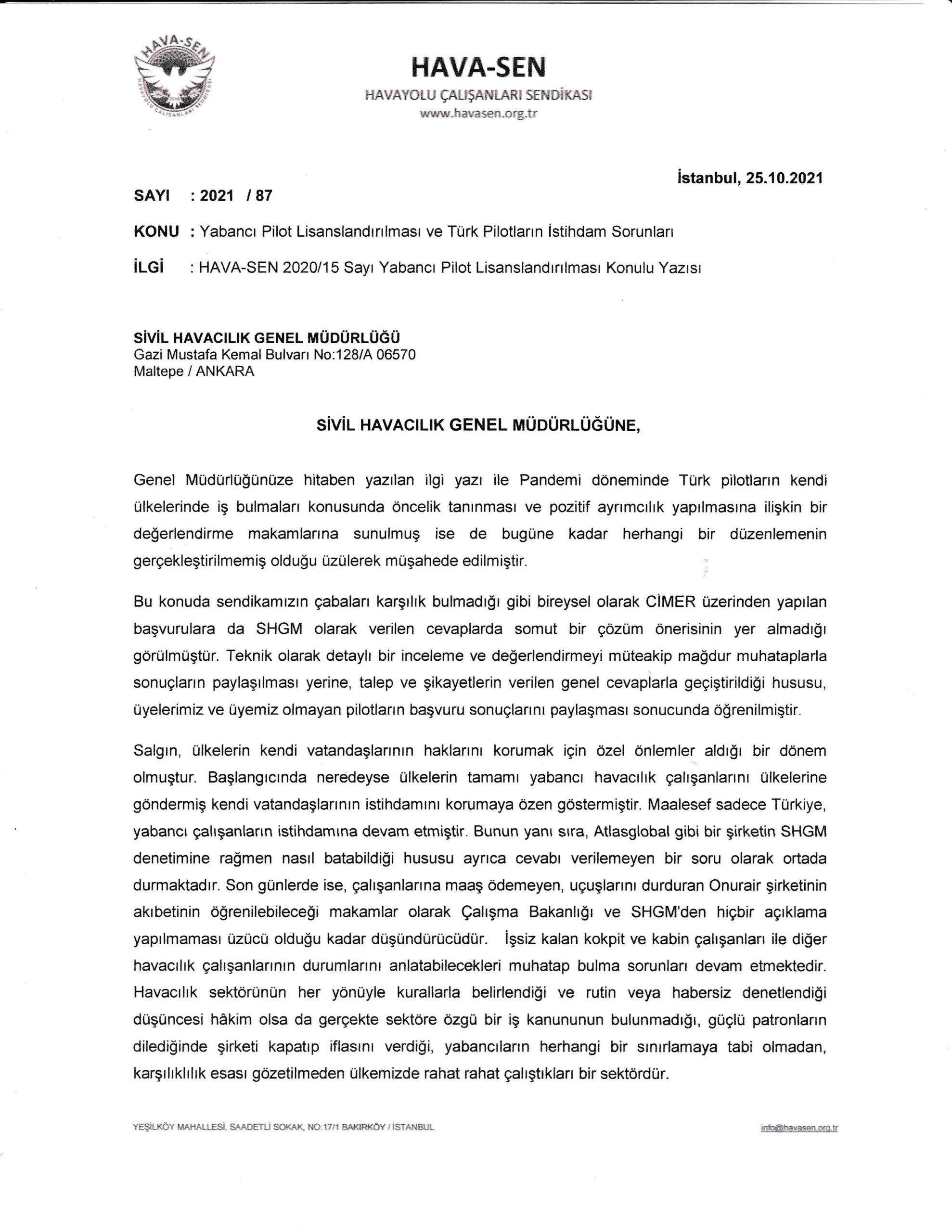 Son Dakika Havacılık Haberleri | Türk Hava Yolları, Pegasus, Sunexpress, Corendon, Havacılık, Havayolları, Havalimanları, Havaalanları, THY, Hostes, Pilot, Uçak, Kabin memuru, SHGM, DHMİ IMG 20211025 0001 1 scaled