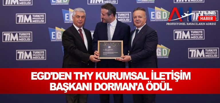 EGD'den-THY-Kurumsal-İletişim-Başkanı-Dorman'a-ödül