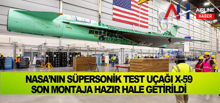 NASA’nın-süpersonik-test-uçağı-X-59-son-montaja-hazır-hale-getirildi