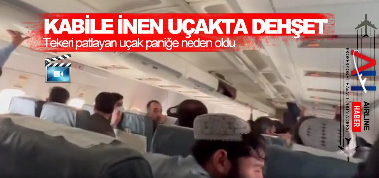 Kabile-inen-uçakta-dehşet.-Tekeri-patlayan-uçak-paniğe-neden-oldu