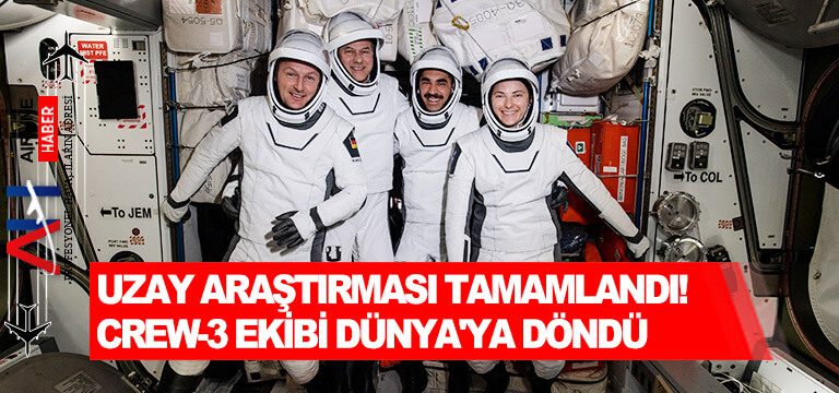 Uzay-araştırması-tamamlandı!-Crew-3-ekibi-Dünya'ya-döndü