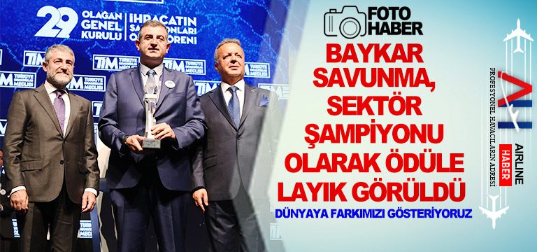 Baykar-Savunma,-sektör-şampiyonu-olarak-ödüle-layık-görüldü