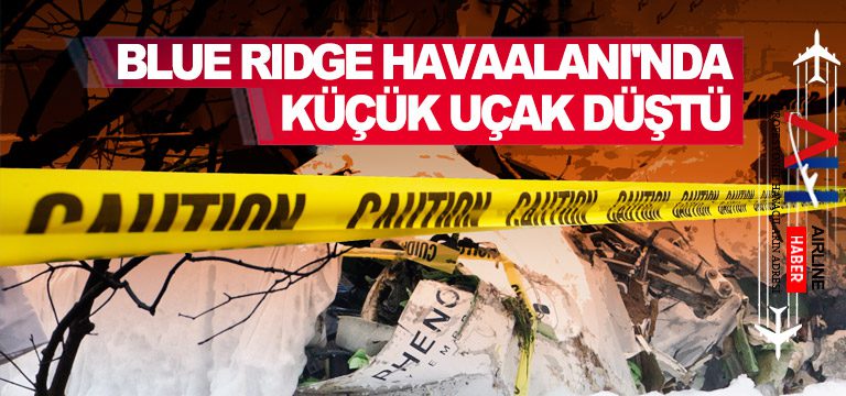 Blue-Ridge-Havaalanı'nda-küçük-uçak-düştü