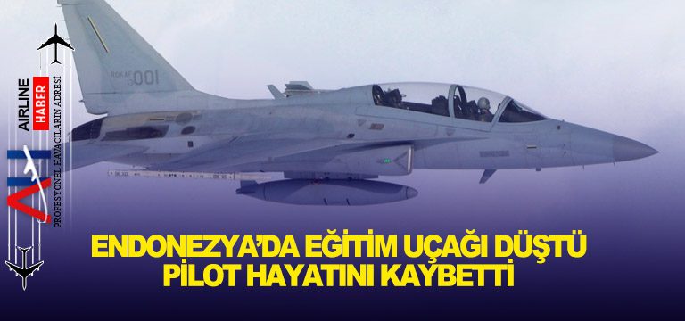 Endonezya’da-eğitim-uçağı-düştü-Pilot-hayatını-kaybetti