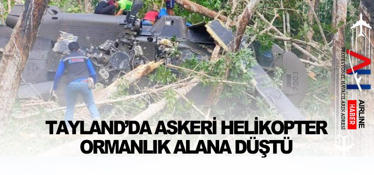 Tayland’da-askeri-helikopter-ormanlık-alana-düştü