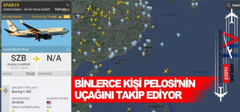 Binlerce-kişi-Pelosi'nin-uçağını-takip-ediyor