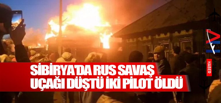 S﻿ibirya'da-Rus-savaş-uçağı-düştü,-iki-pilot-öldü