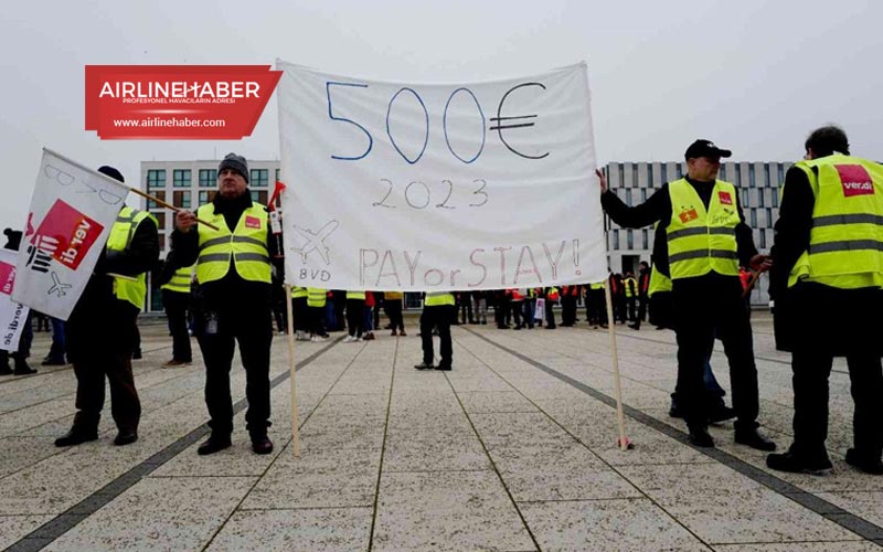 Berlin-Havalimanı’nda-calısanlar-greve-gıttı