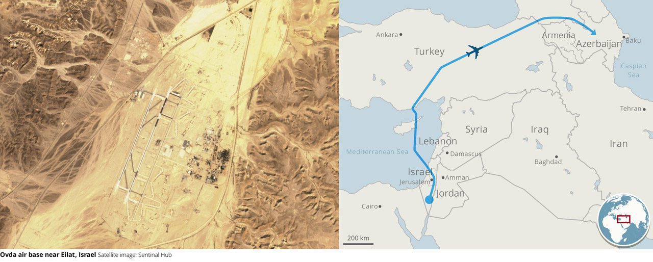 İsrail Üssünden Yapılan 92 Uçuş Azerbaycan'a Silah İhracatını Ortaya Çıkardı