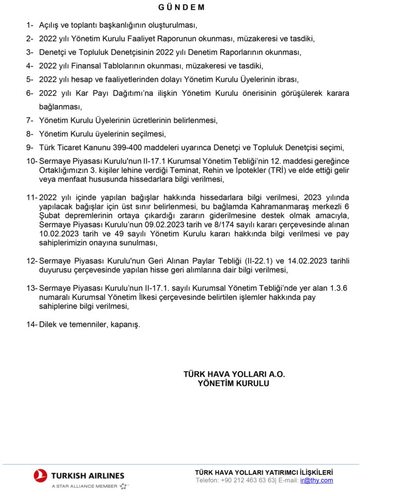 Son Dakika Havacılık Haberleri | Türk Hava Yolları, Pegasus, Sunexpress, Corendon, Havacılık, Havayolları, Havalimanları, Havaalanları, THY, Hostes, Pilot, Uçak, Kabin memuru, SHGM, DHMİ OLA AN GENEL KURUL 2023 GUNDEM VE DAVET 2