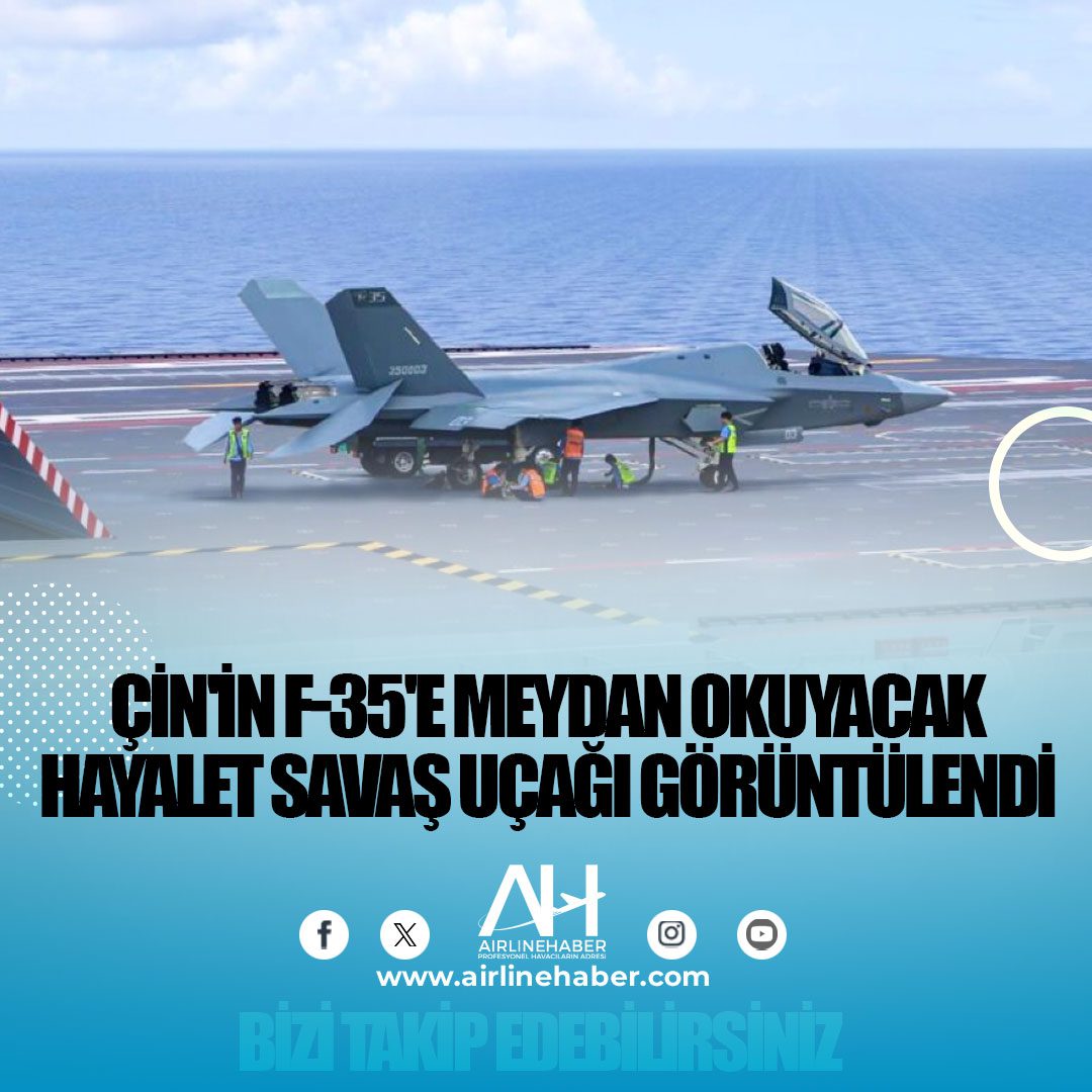 Çin'in F-35'e meydan okuyacak hayalet savaş uçağı görüntülendi