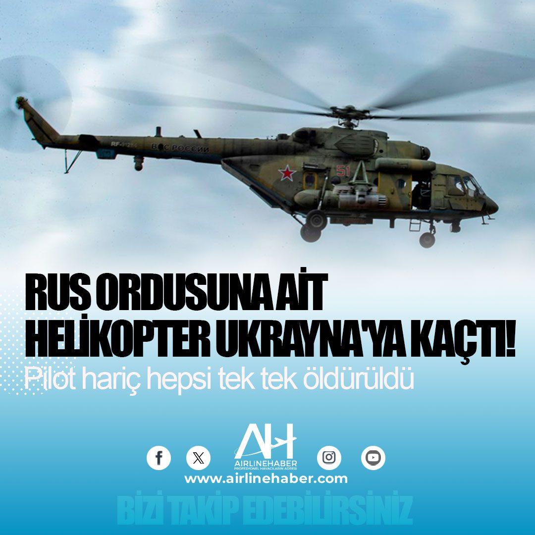 Rus ordusuna ait helikopter Ukrayna'ya kaçtı! Pilot hariç hepsi tek tek öldürüldü