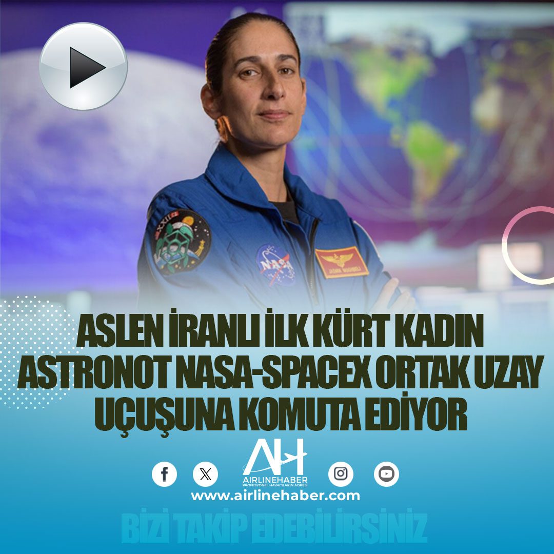 Aslen İranlı ilk Kürt kadın astronot NASA-SpaceX ortak uzay uçuşuna komuta ediyor