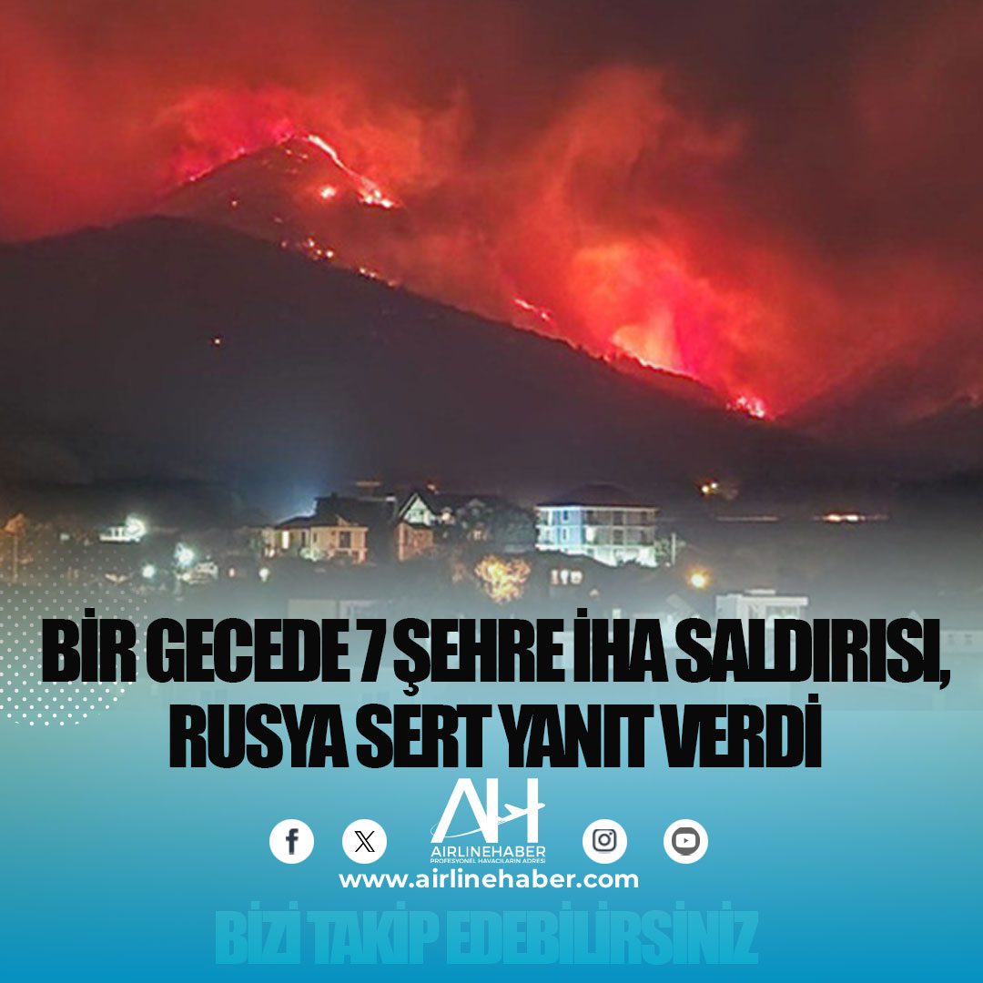 Bir gecede 7 şehre İHA saldırısı, Rusya sert yanıt verdi