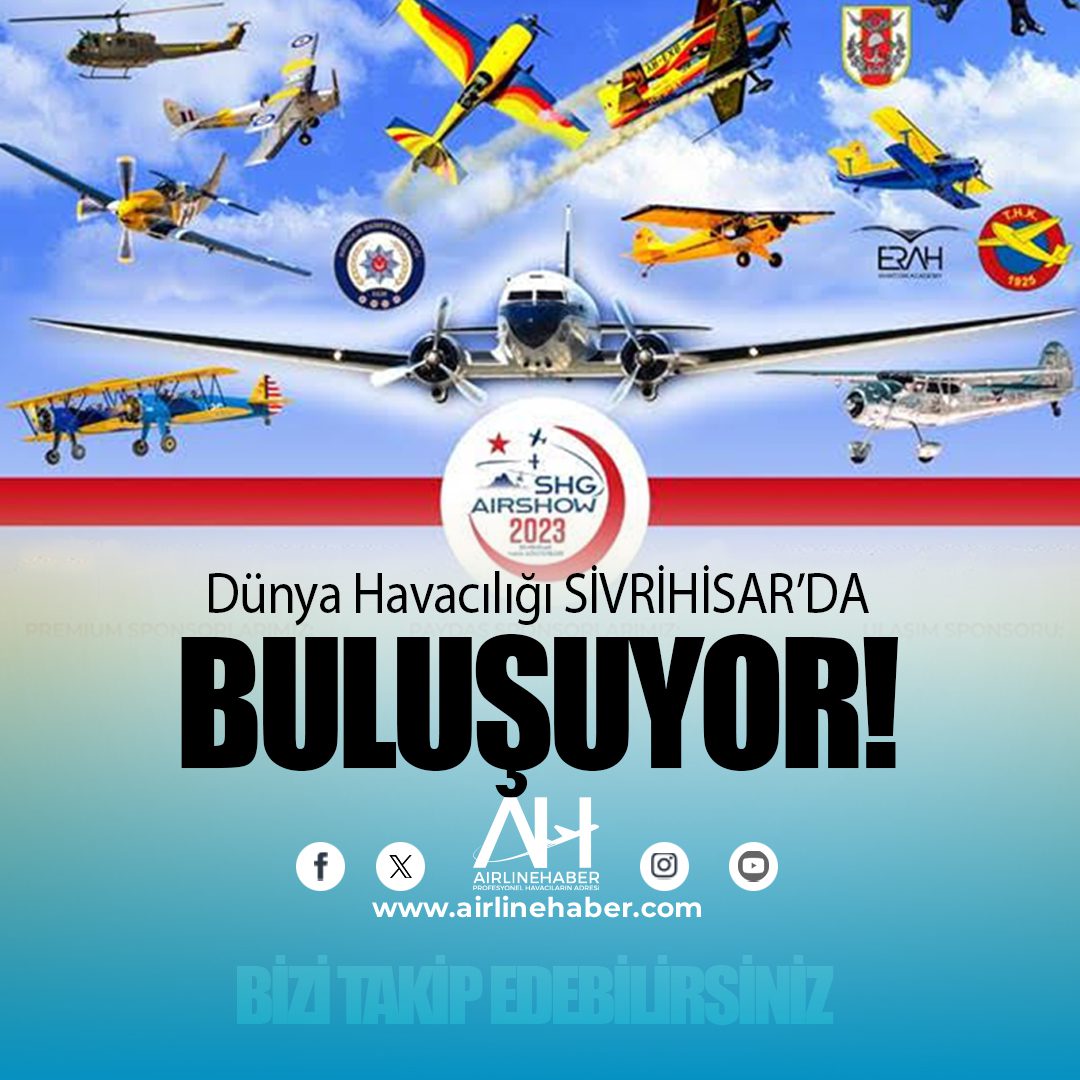 Dünya Havacılığı SİVRİHİSAR’DA Buluşuyor!