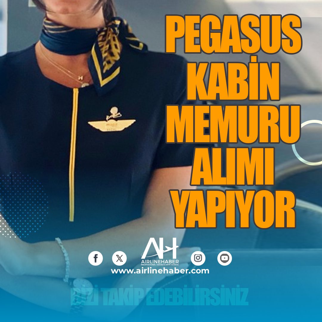 Pegasus kabin memuru alımı yapıyor