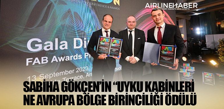 Sabiha Gökçen’in “Uyku Kabinleri”ne Avrupa Bölge Birinciliği ödülü