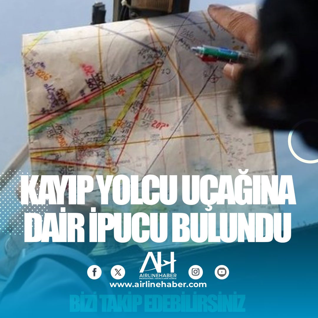 Kayıp yolcu uçağına dair ipucu bulundu