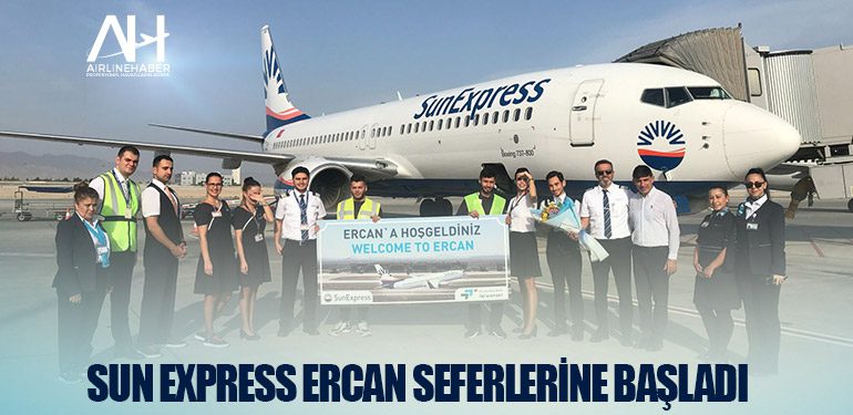 Sun Express Ercan seferlerine başladı