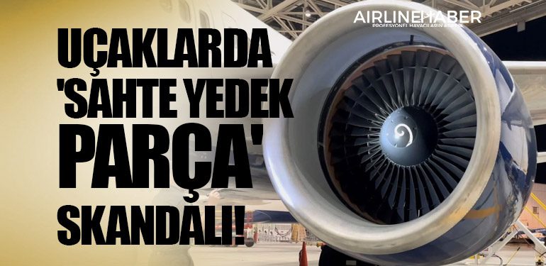 Uçaklarda 'sahte yedek parça' skandalı!