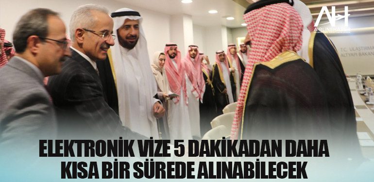 Elektronik vize 5 dakikadan daha kısa bir sürede alınabilecek