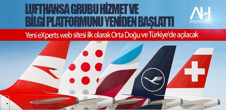 Lufthansa Grubu hizmet ve bilgi platformunu yeniden başlattı