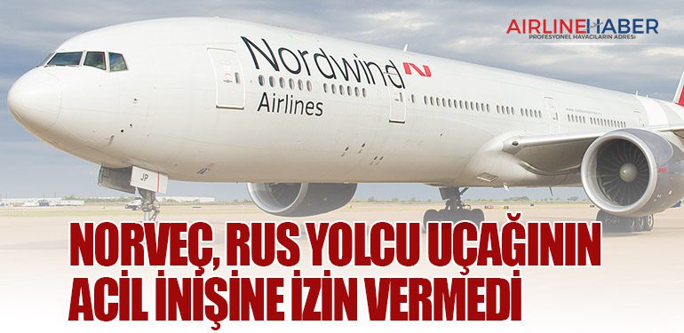 Norveç, Rus yolcu uçağının acil inişine izin vermedi