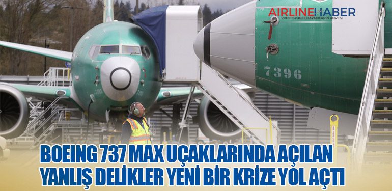 Boeing 737 Max Uçaklarında Açılan Yanlış Delikler Yeni Bir Krize Yol Açtı