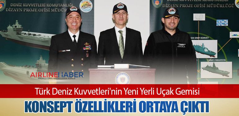 Türk Deniz Kuvvetleri'nin Yeni Yerli Uçak Gemisi: Konsept Özellikleri Ortaya Çıktı