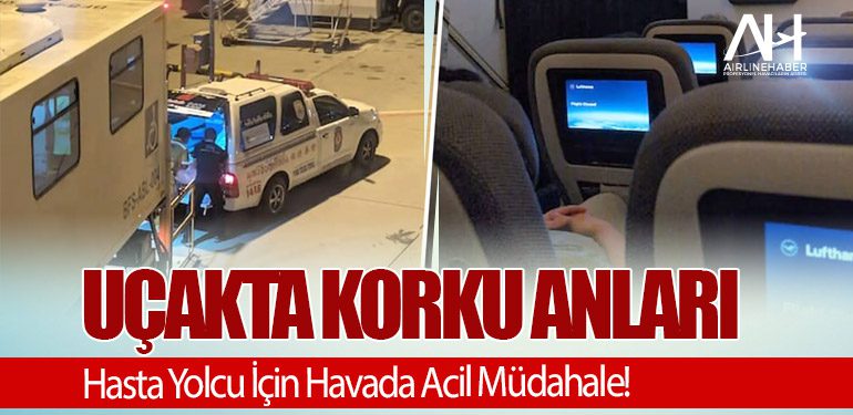 Uçakta Korku Anları. Hemşire ve Doktor Müdahalesiyle Felaketten Dönüldü!