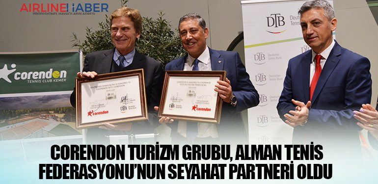 Corendon Turizm Grubu, Alman Tenis Federasyonu’nun Seyahat Partneri Oldu