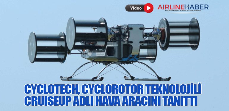 CycloTech, CycloRotor Teknolojili CruiseUp Adlı Hava Aracını Tanıttı