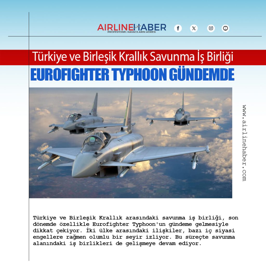 Türkiye ve Birleşik Krallık Savunma İş Birliği: Eurofighter Typhoon Gündemde