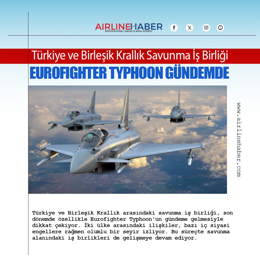 Türkiye ve Birleşik Krallık Savunma İş Birliği: Eurofighter Typhoon Gündemde