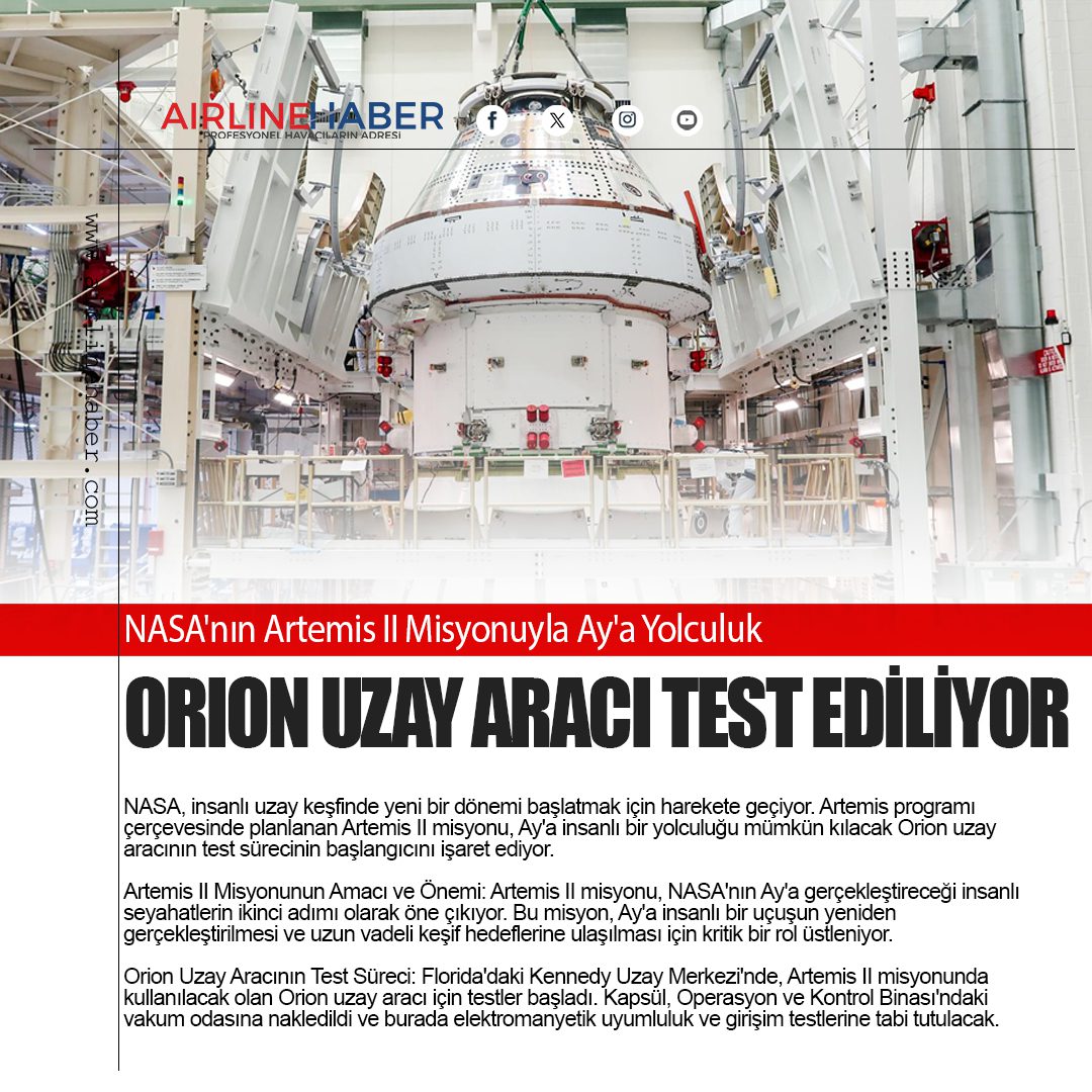 NASA'nın Artemis II Misyonuyla Ay'a Yolculuk: Orion Uzay Aracı Test Ediliyor