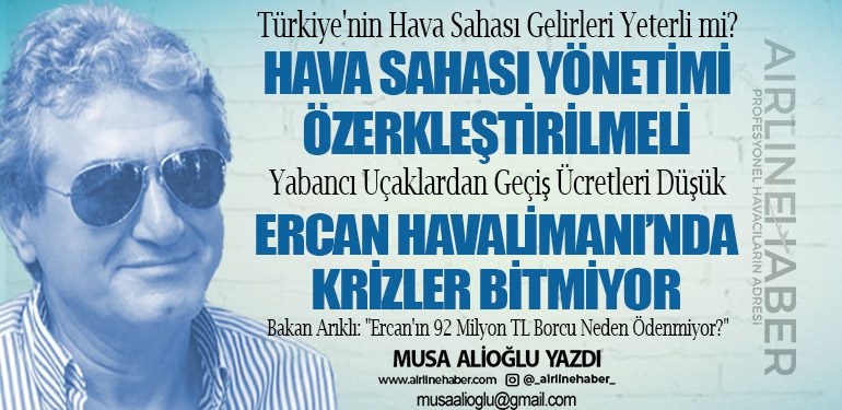 Hava Sahası Yönetimi Özerkleştirilmeli. Ercan Havalimanı’nda krizler bitmiyor