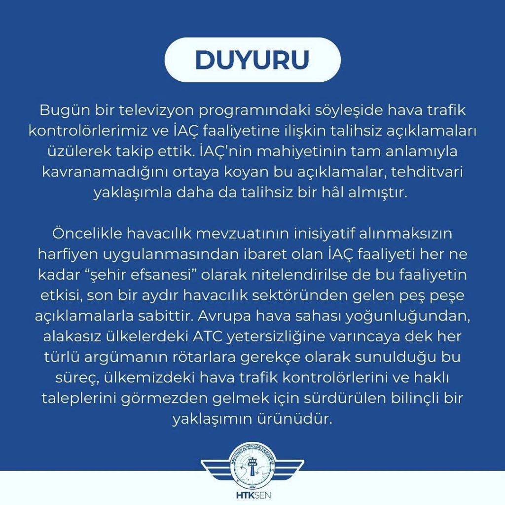 Son Dakika Havacılık Haberleri | Türk Hava Yolları, Pegasus, Sunexpress, Corendon, Havacılık, Havayolları, Havalimanları, Havaalanları, THY, Hostes, Pilot, Uçak, Kabin memuru, SHGM, DHMİ GRQBY8VWwAA7Bx