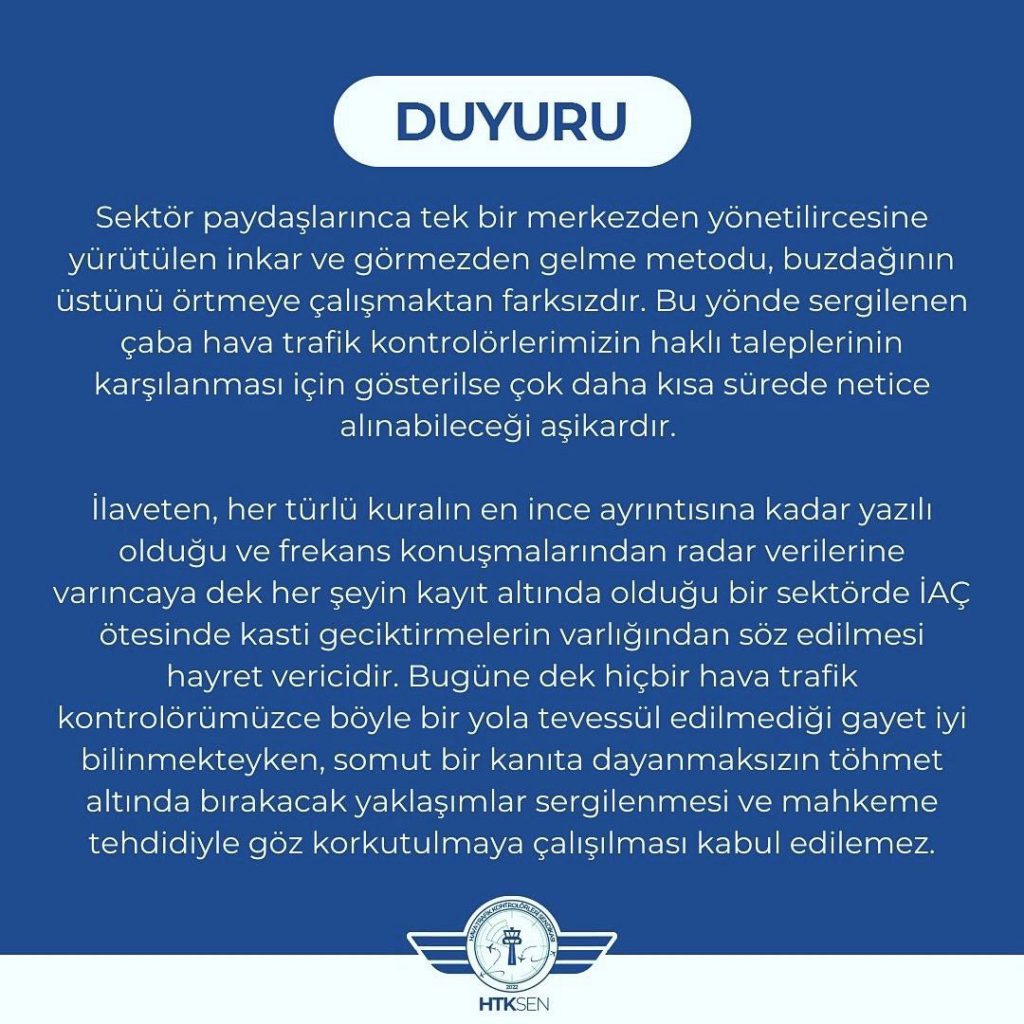 Son Dakika Havacılık Haberleri | Türk Hava Yolları, Pegasus, Sunexpress, Corendon, Havacılık, Havayolları, Havalimanları, Havaalanları, THY, Hostes, Pilot, Uçak, Kabin memuru, SHGM, DHMİ GRQBY8XWYAAsVgk