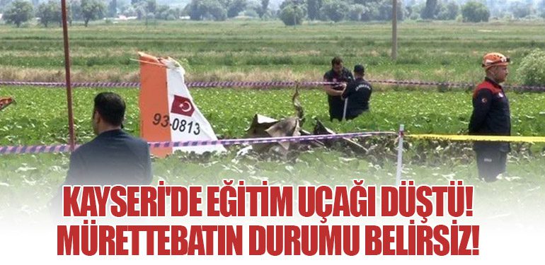 MSB'den Son Dakika Açıklaması: Kayseri'de Eğitim Uçağı Düştü! Mürettebatın Durumu Belirsiz!