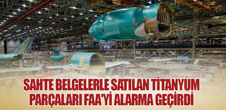 Sahte Belgelerle Satılan Titanyum Parçaları FAA'yi Alarma Geçirdi