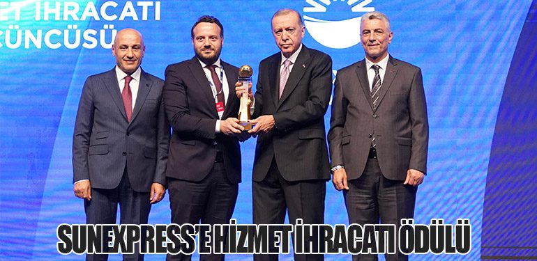 SunExpress’e Hizmet İhracatı Ödülü 