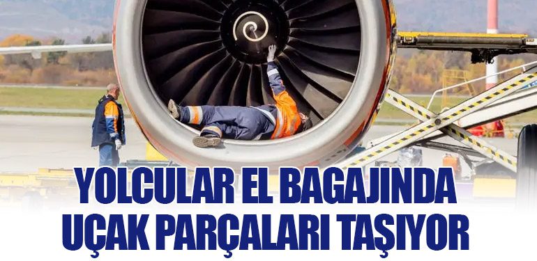 Yolcular El Bagajında Uçak Parçaları Taşıyor