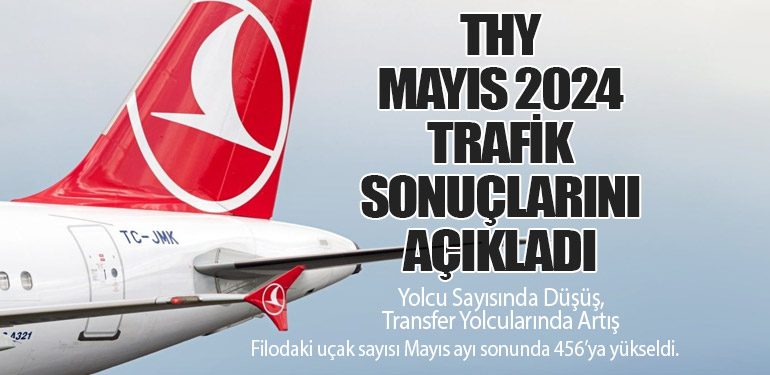 Türk Hava Yolları, Mayıs 2024 Trafik Sonuçlarını Açıkladı