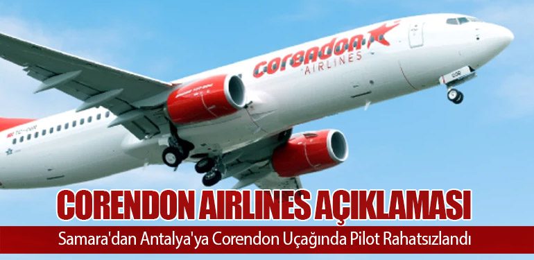 CORENDON AIRLINES AÇIKLAMASI